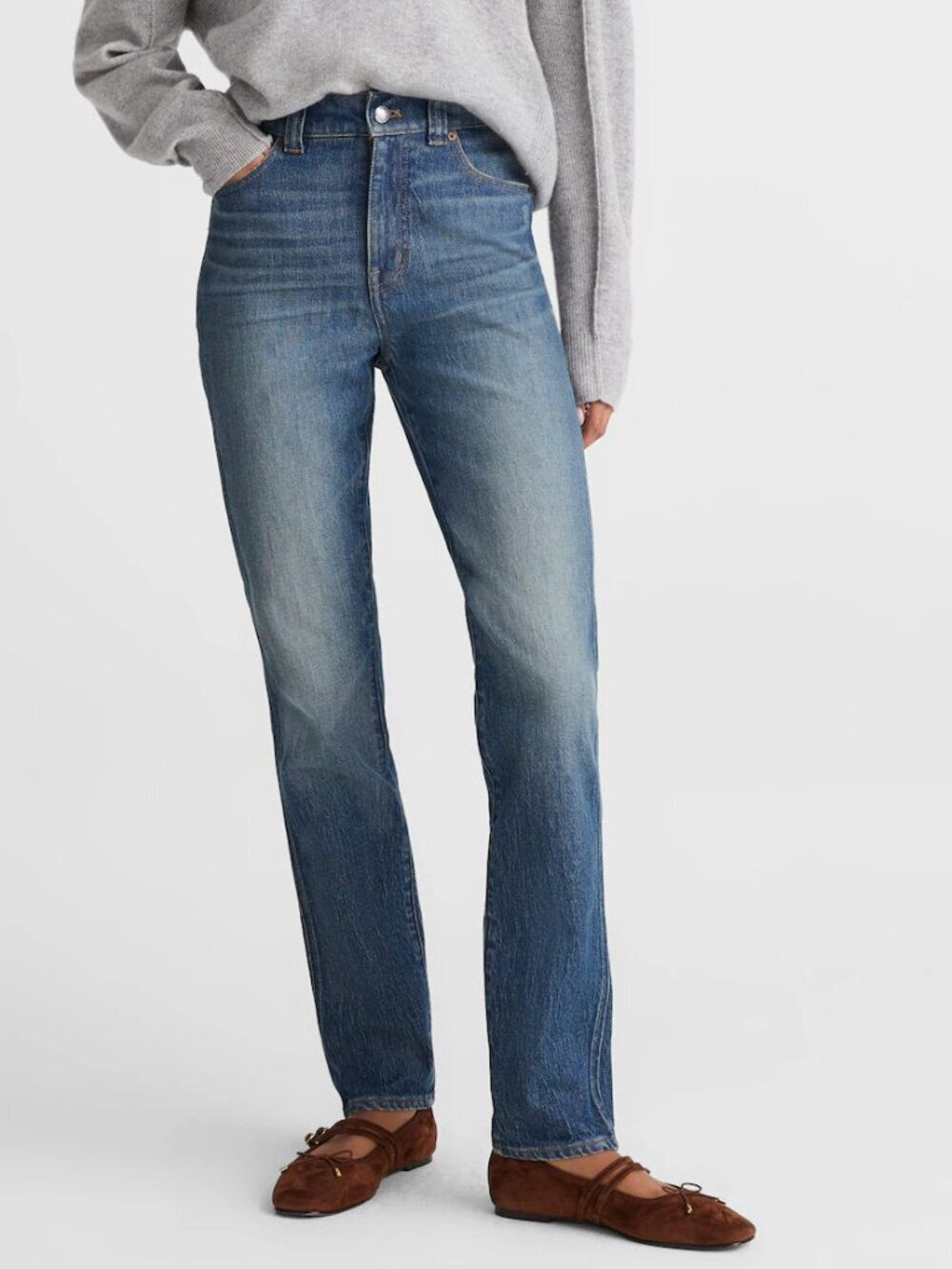 Madewell Perfect Vintage High Rise Jeans Pickaway Wash Plus Size 32 NWT